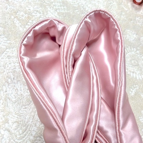 Brand New Slip Pure Silk Pale Pink Mulberry Twist Knot Headband for Hair - Picture 10 of 14